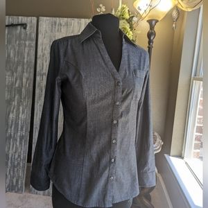 Express Button Down SP Blouse